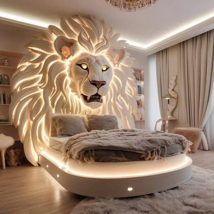 Lion Head Bed