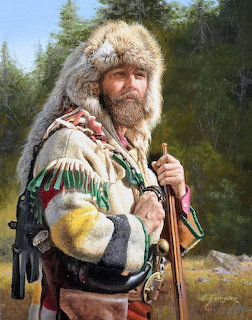 Mountain Man Frontier Portrait
