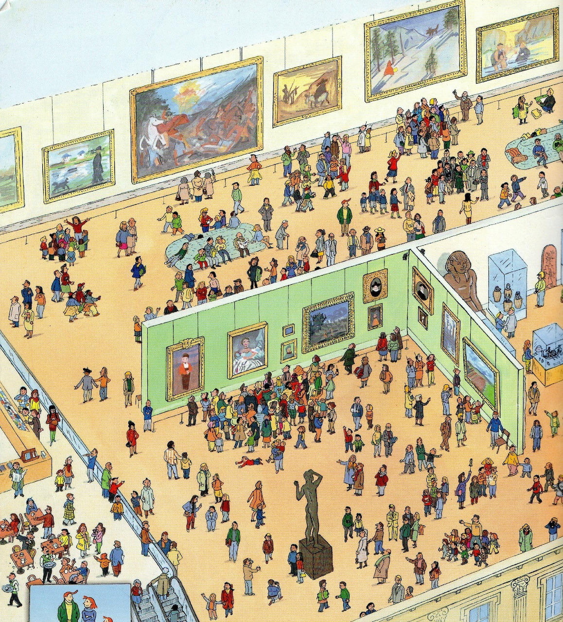 Museum Gallery Crowd