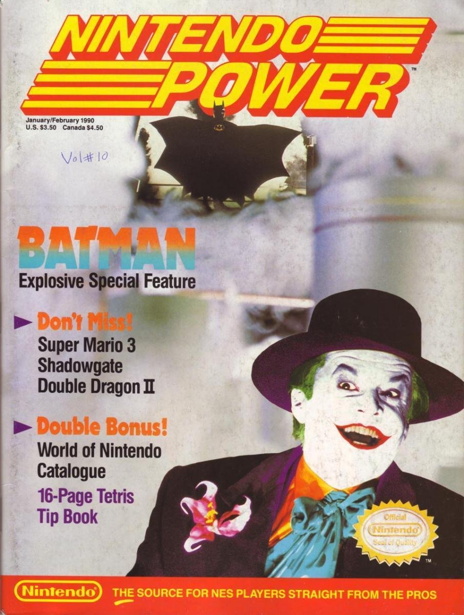 Nintendo Power Batman Cover
