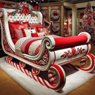 Christmas Sleigh Bed