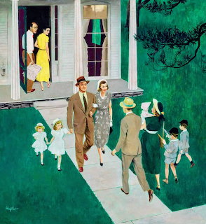 Sunday Afternoon Callers by George Hughes