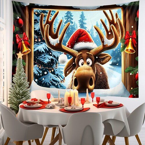 Christmas Moose Dining Room