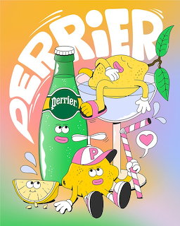 Perrier Cartoon Characters
