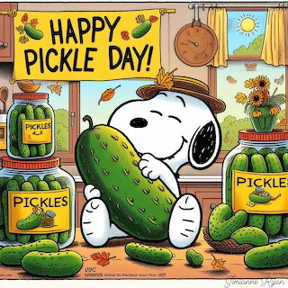 Snoopy Pickle Day Celebration