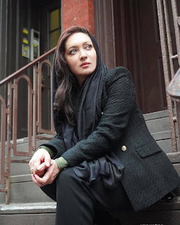 Woman on Steps