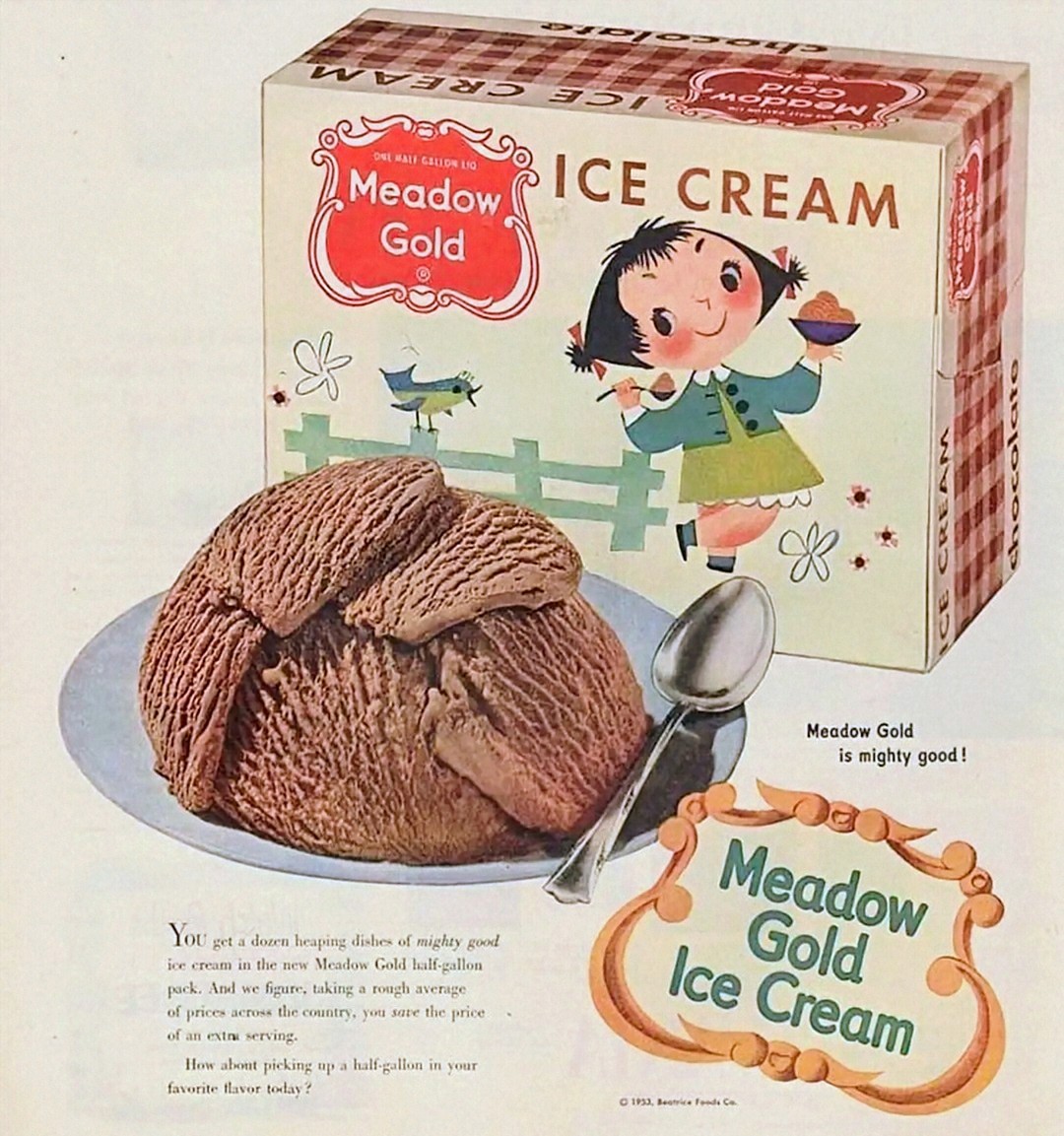 Meadow Gold Ice Cream Ad