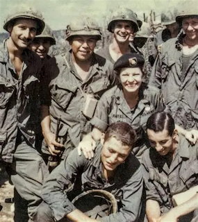 Vietnam War Soldiers Group Photo