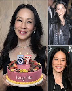 Lucy Liu Birthday Collage