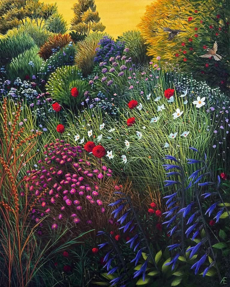 Wildflower Garden Painting