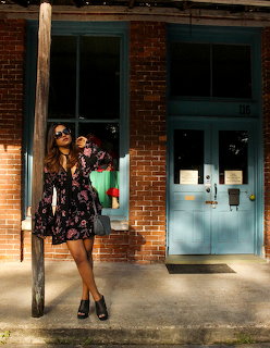 Woman Standing in Micanopy Florida