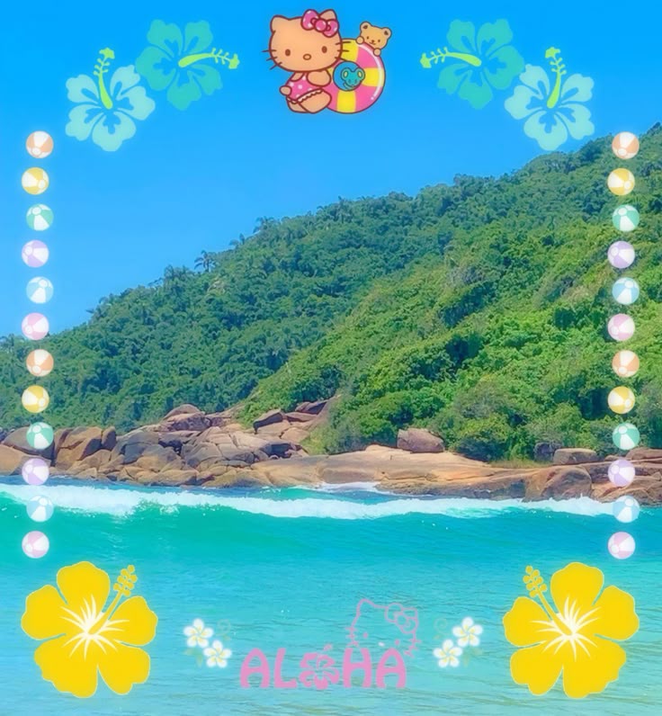 Hello Kitty Tropical Beach