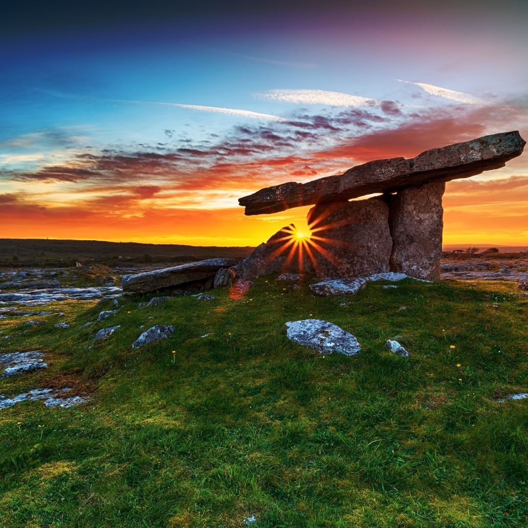 Poulnabrone Dolmen Sunset