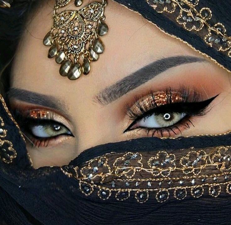 Woman with Golden Headpiece