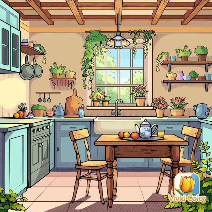 Cozy Kitchen Interior