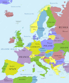 Political Map of Europe
