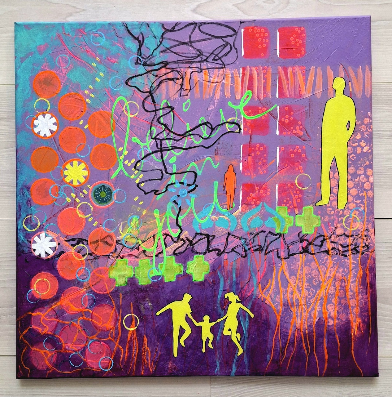 Abstract Colorful Painting