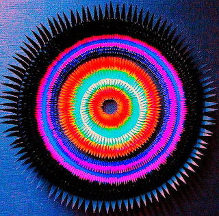 Vibrant Paper Cut Mandala Art