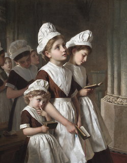 Foundling Girls at Prayer