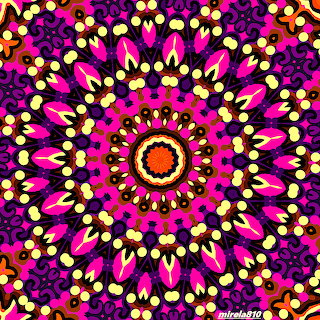 Vibrant Floral Mandala
