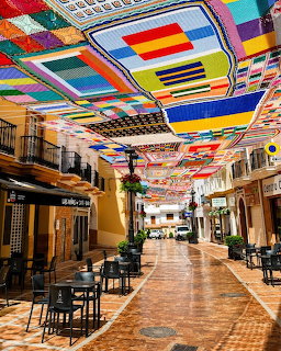Spain Crochet Ceiling Street