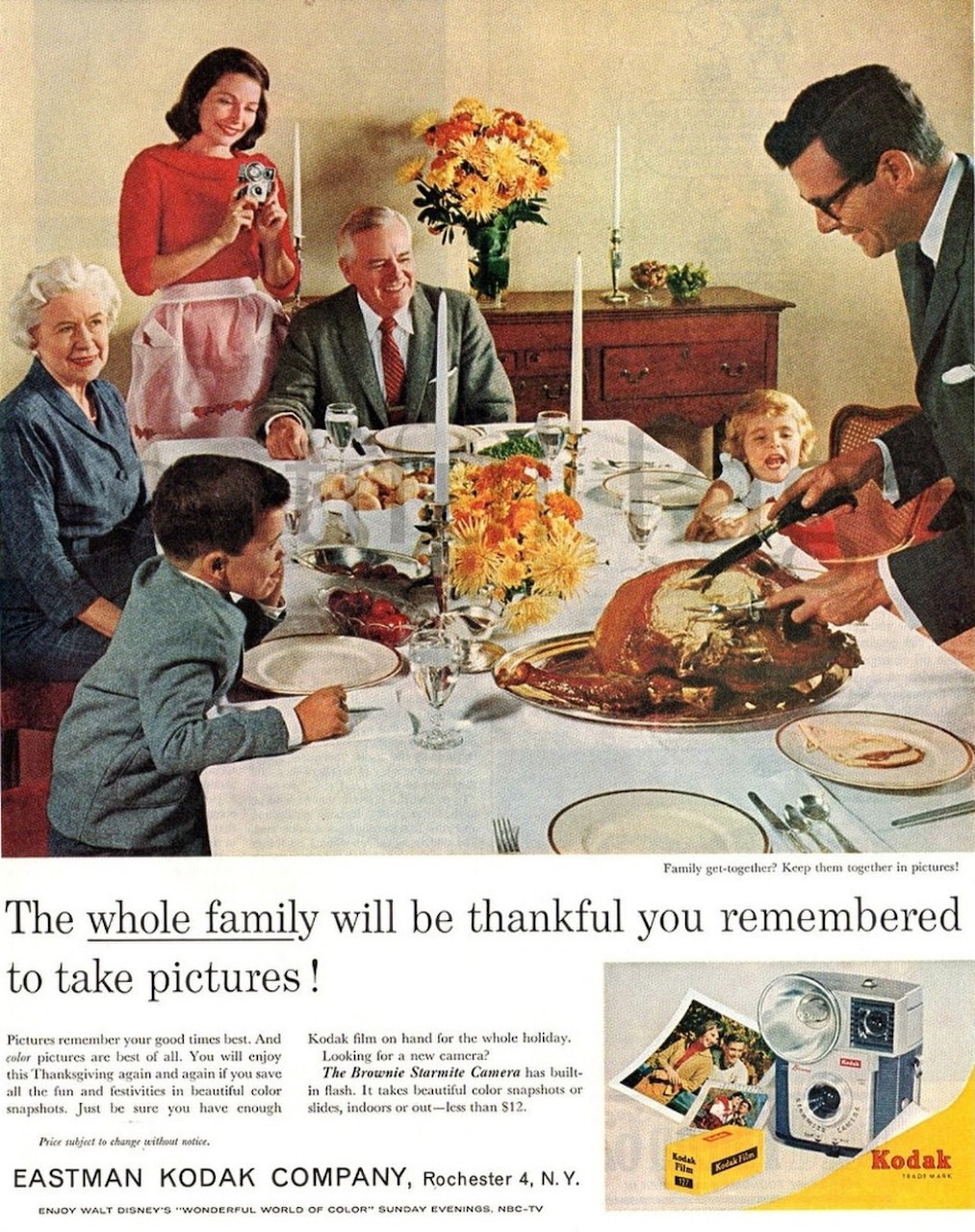 Vintage Family Thanksgiving Dinner