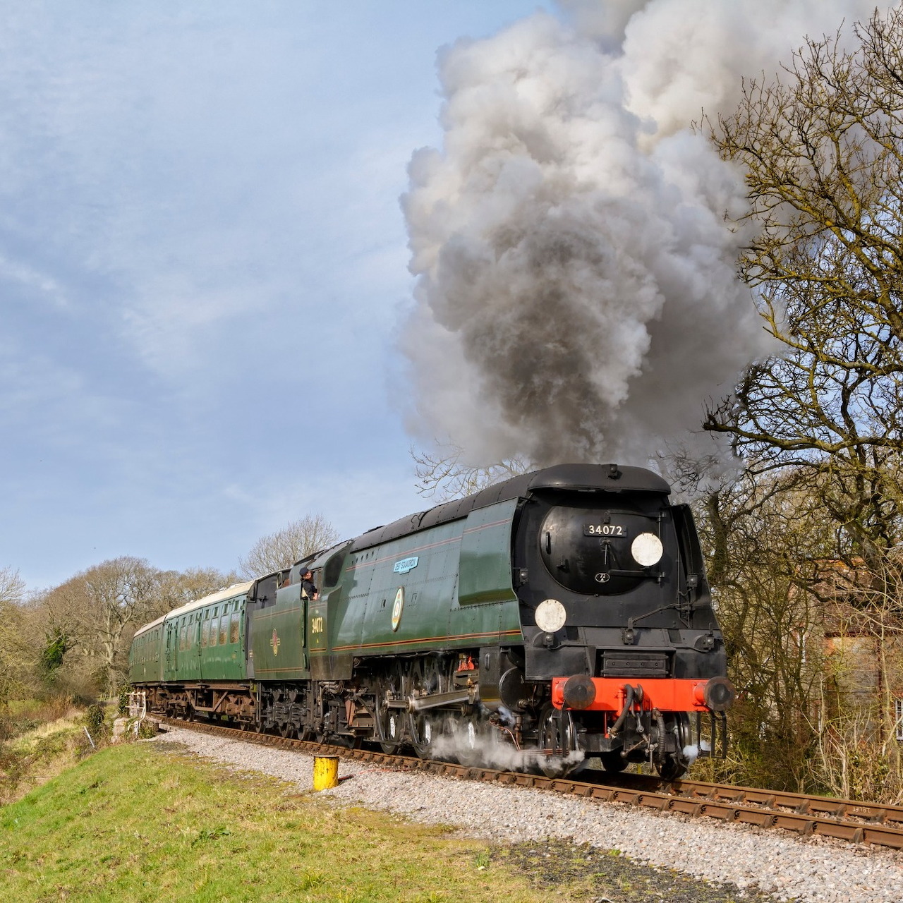 Vintage Steam Train Locomotive