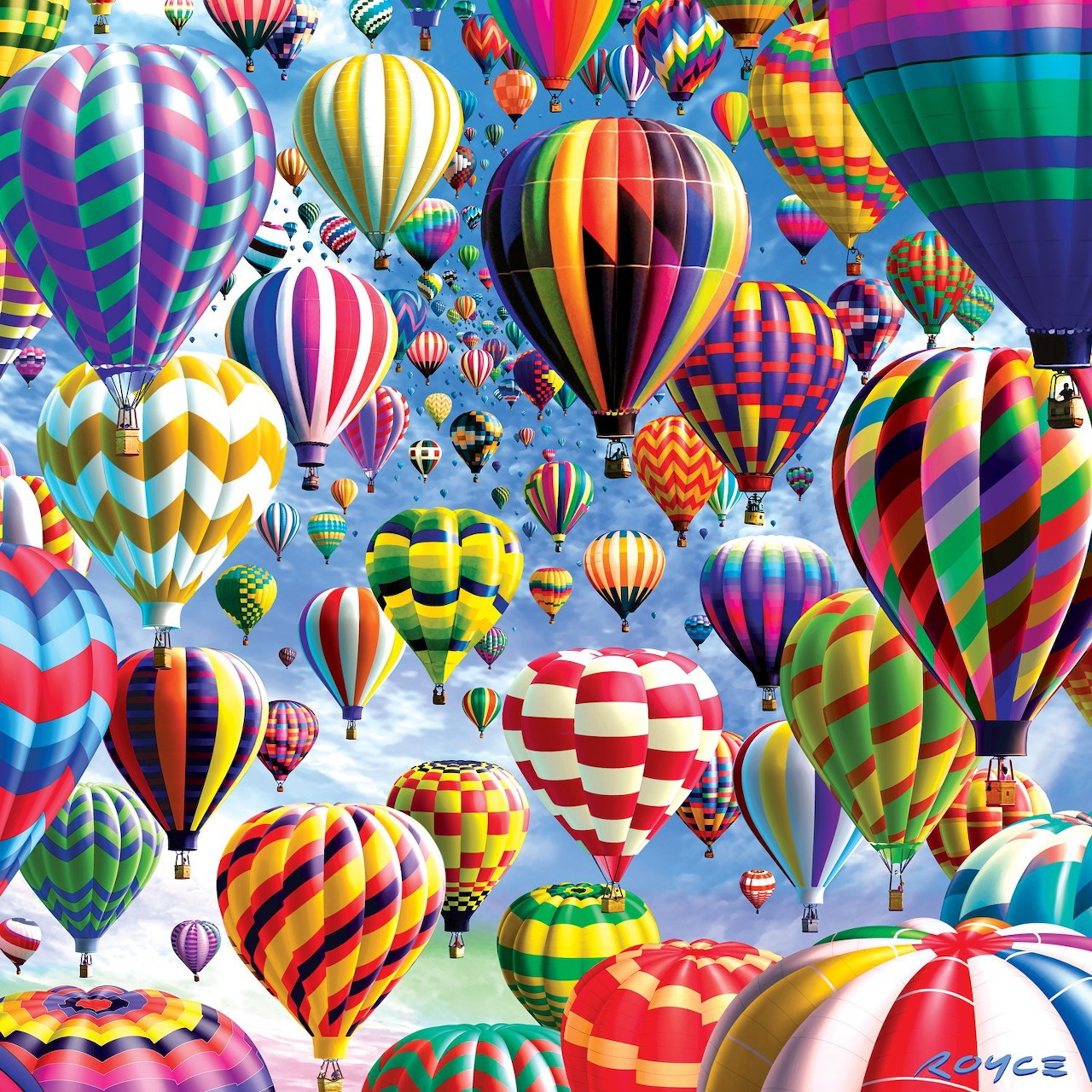 Colorful Hot Air Balloons