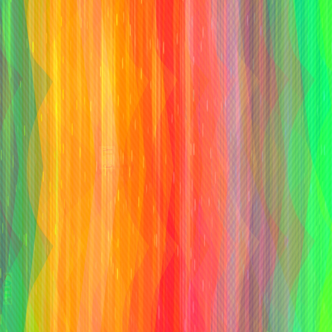 Smooth vertical rainbow gradient with flowing wavy stripes in bright colors