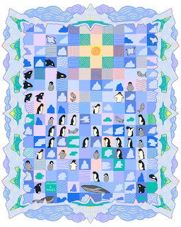 Penguin Patchwork Art