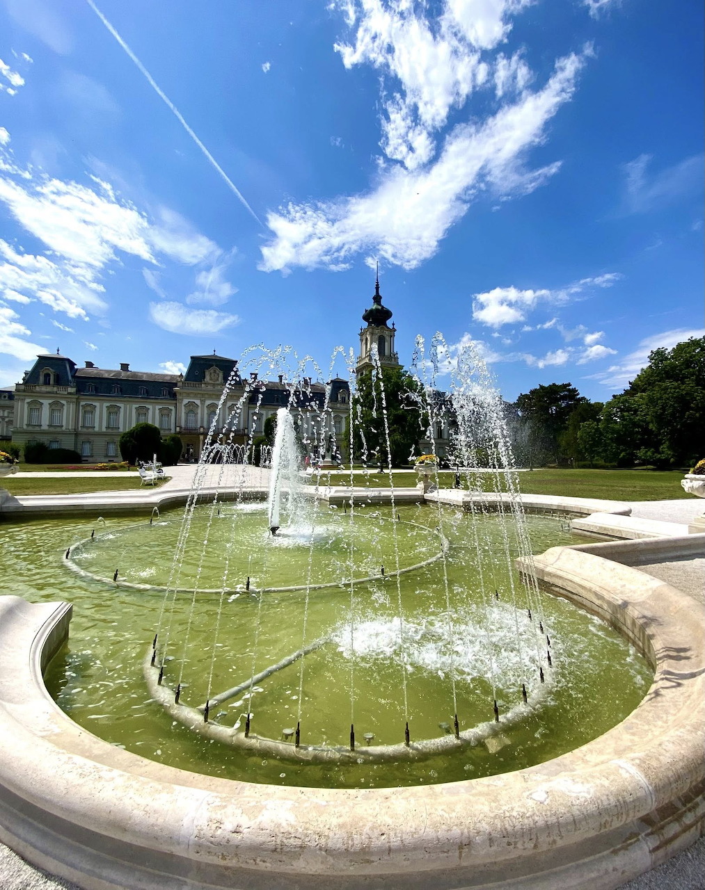 Keszthely Castle Fountain