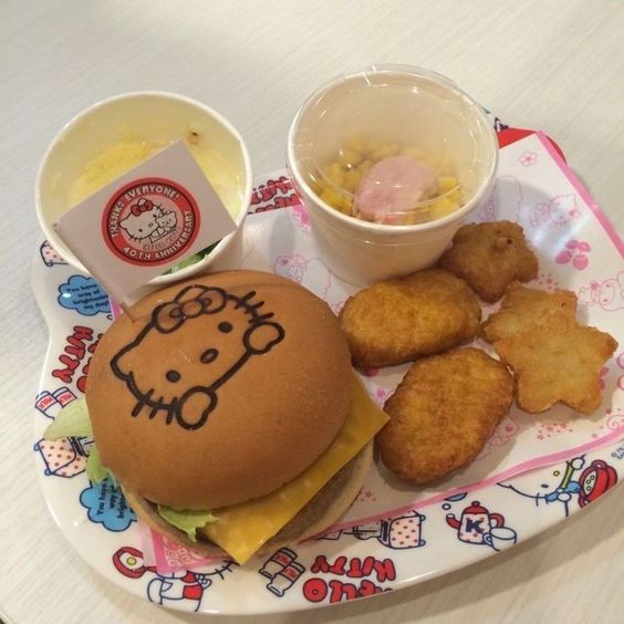 Character Burger Meal