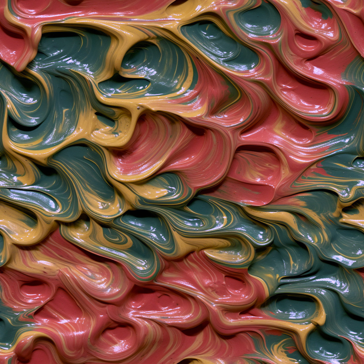 Colorful Acrylic Swirls