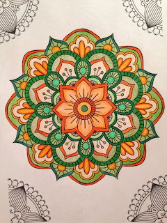 Colorful Mandala Drawing