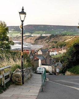 English Coastal Village Hillside