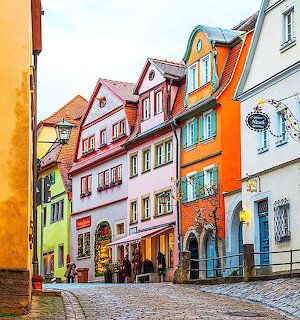 Rothenburg Colorful Street