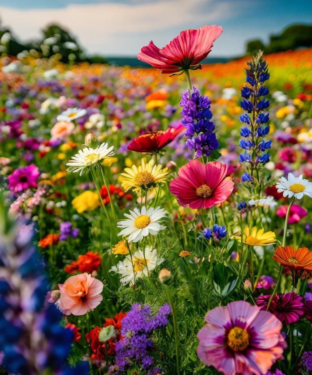 Colorful Wildflower Meadow