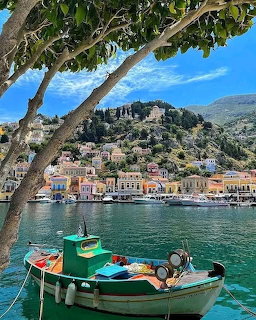 Symi Island Harbor Greece