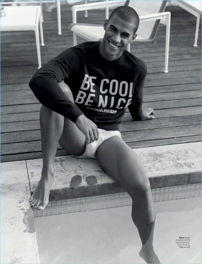 Man by Pool