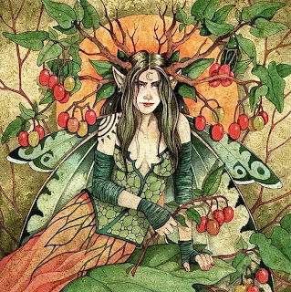 Elf Woman with Antlers