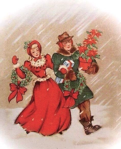 Vintage Christmas Carolers