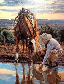 Cowboy and Horse