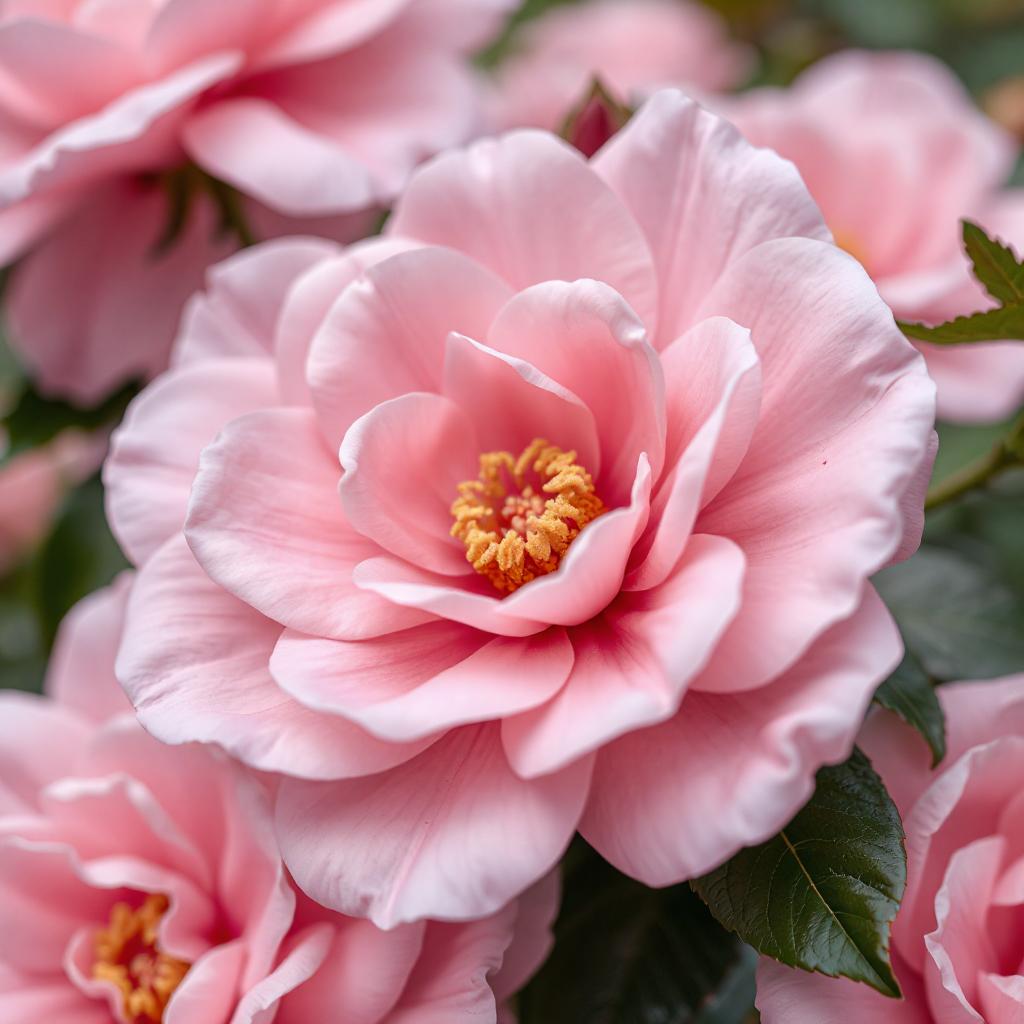 Pink Camellia Blossom