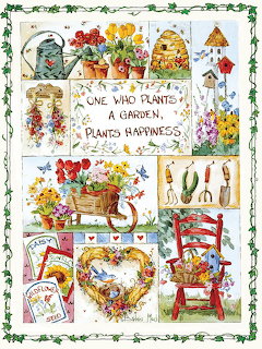 Garden Collage Illustration