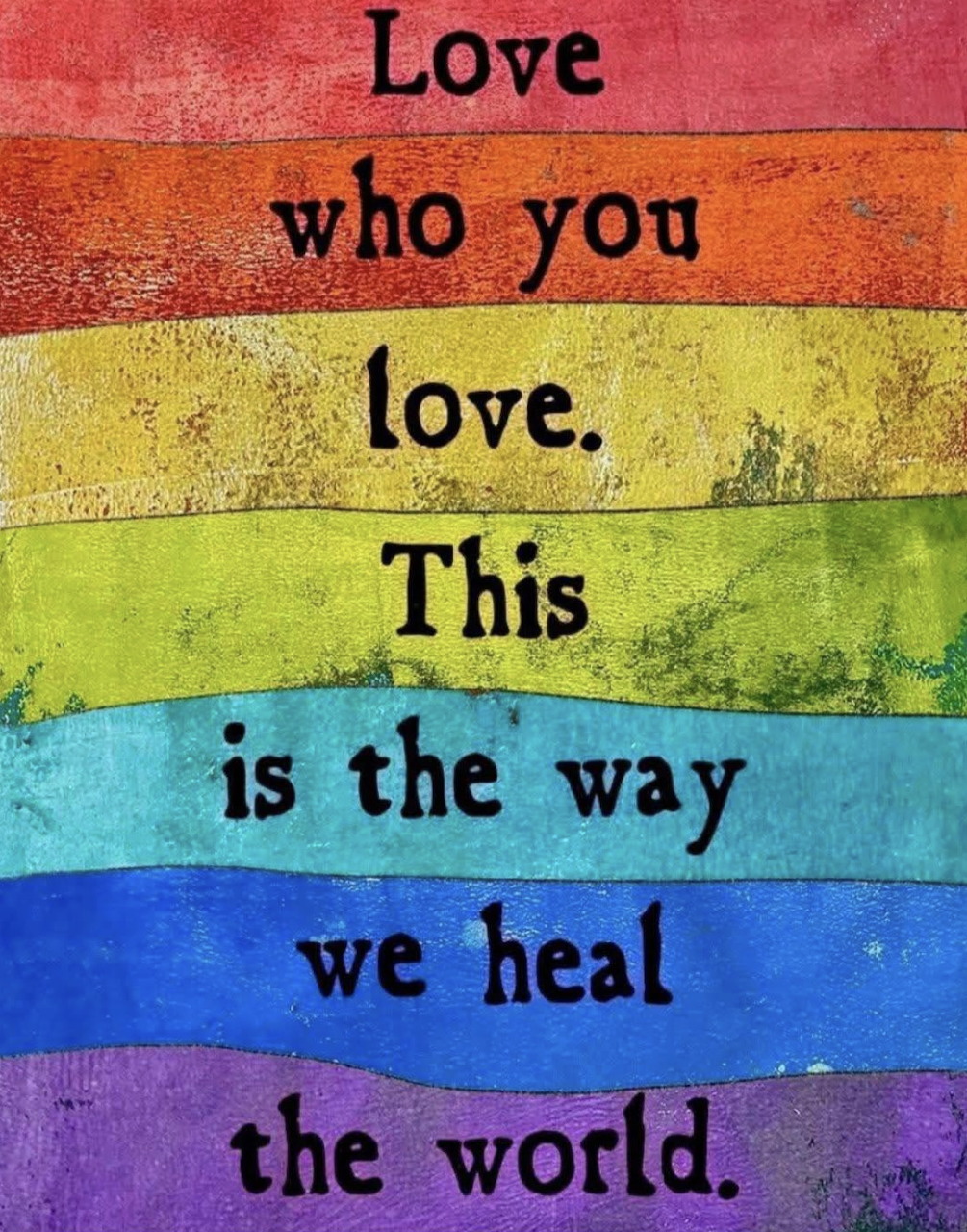 Rainbow Quote Poster