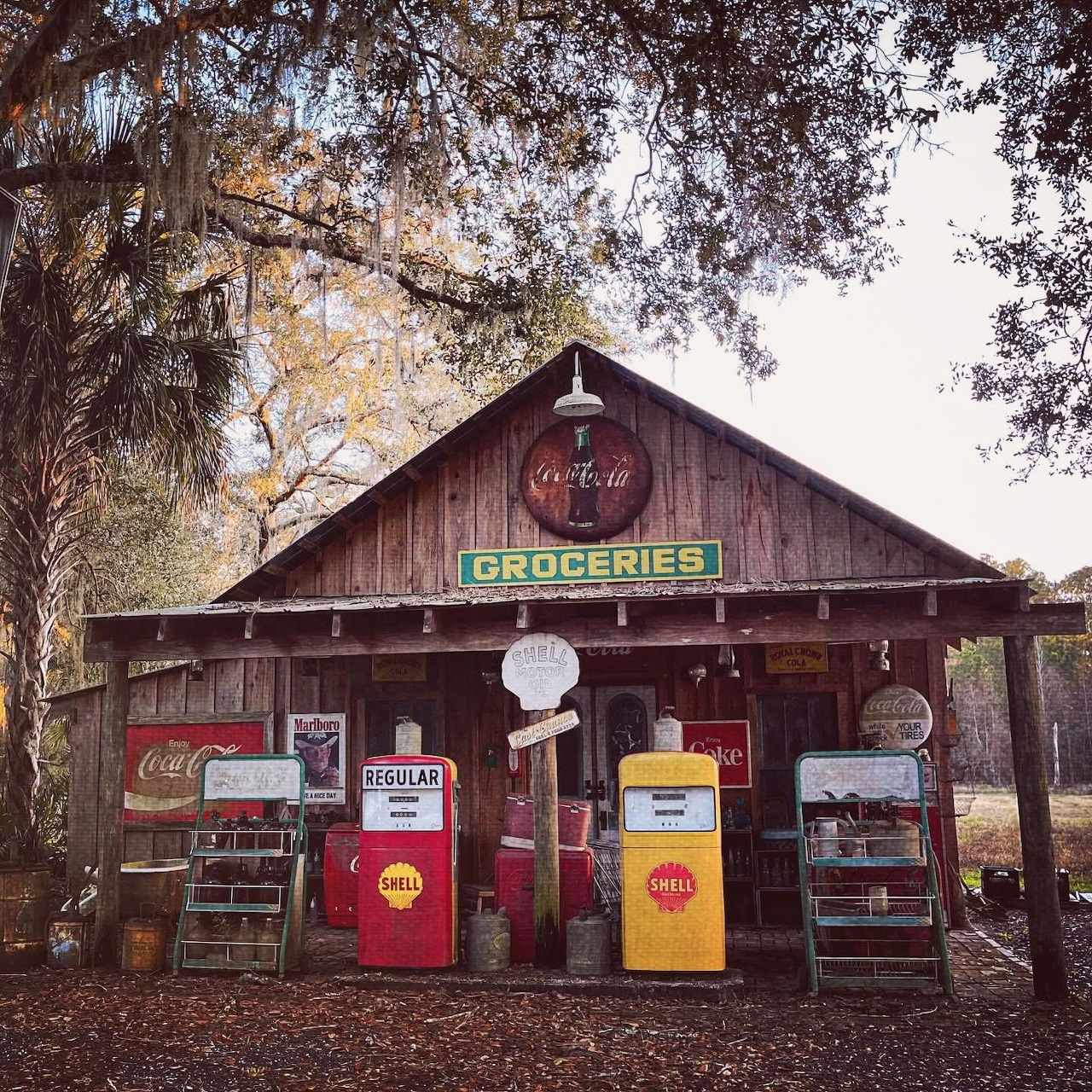 Vintage Gas Station Store