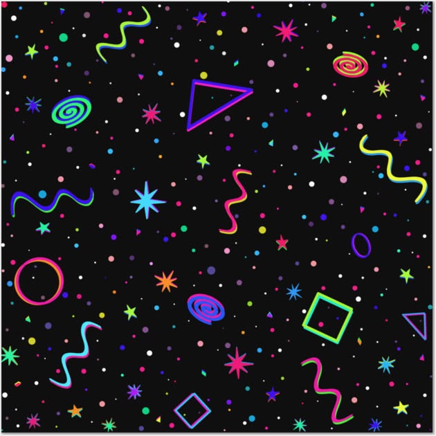 Neon Geometric Pattern