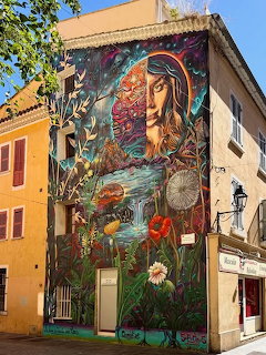 Colorful Street Art Mural