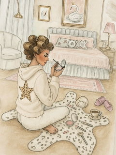 Cozy Morning Coffee Reading