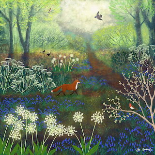 Spring Meadow Folk Art